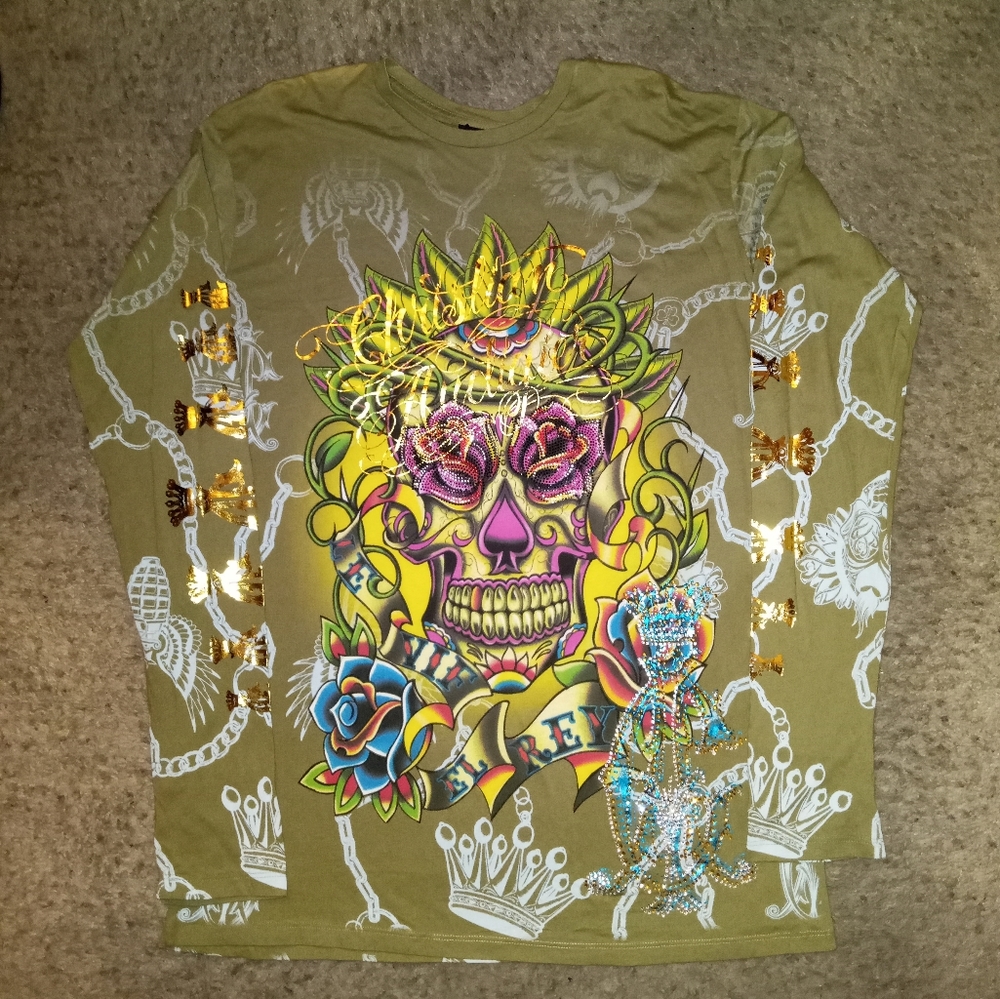 Brand new Christian Audigier long sleeve